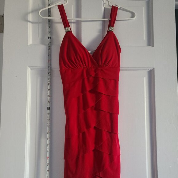 Red Cocktail Dress - Picture 1 of 4